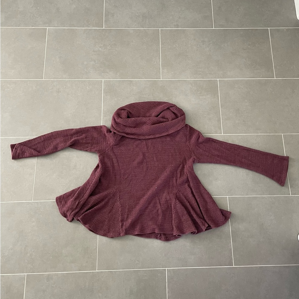 Anthropologie oversized turtleneck sweater